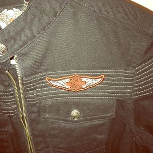 Harley Davidson Motor jean jacket